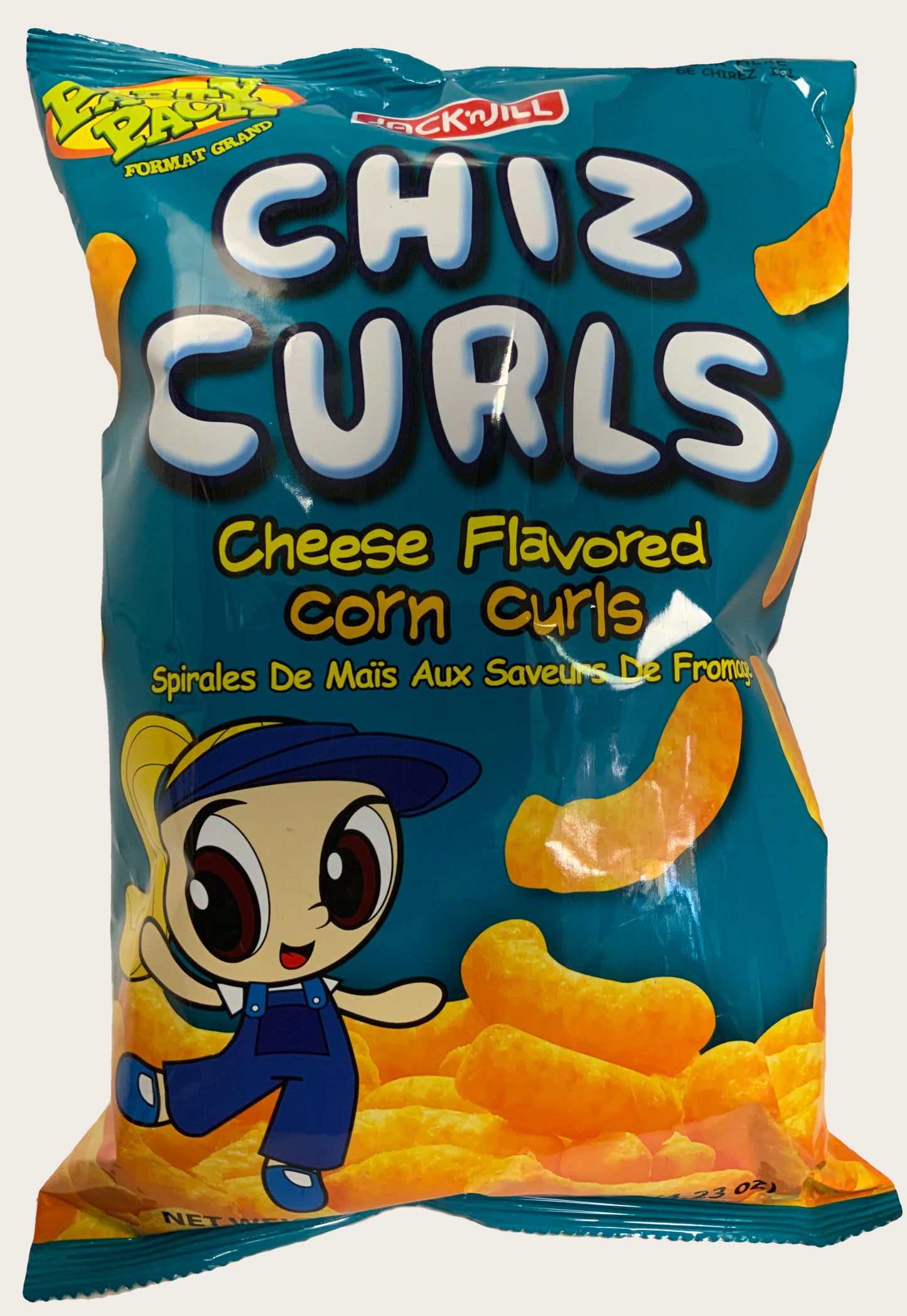 Jack 'n Jill Chiz Curlz Party Pack Cheese flavored Corn Curls - 4.23 oz