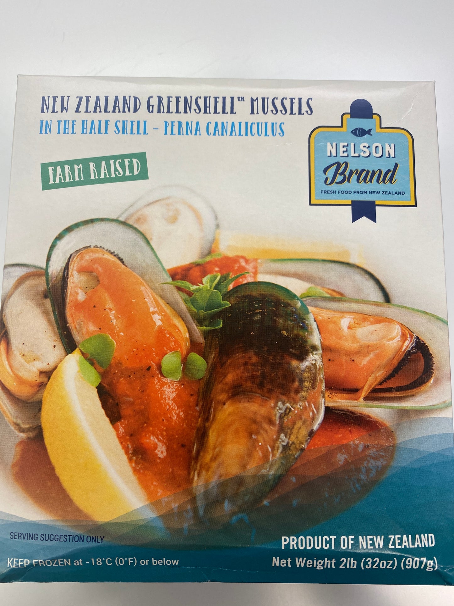 Nelson Brand Zealand Greenshell Mussels - 2lbs
