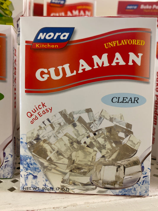 Nora Unflavored Gulaman Clear 3.17 Oz