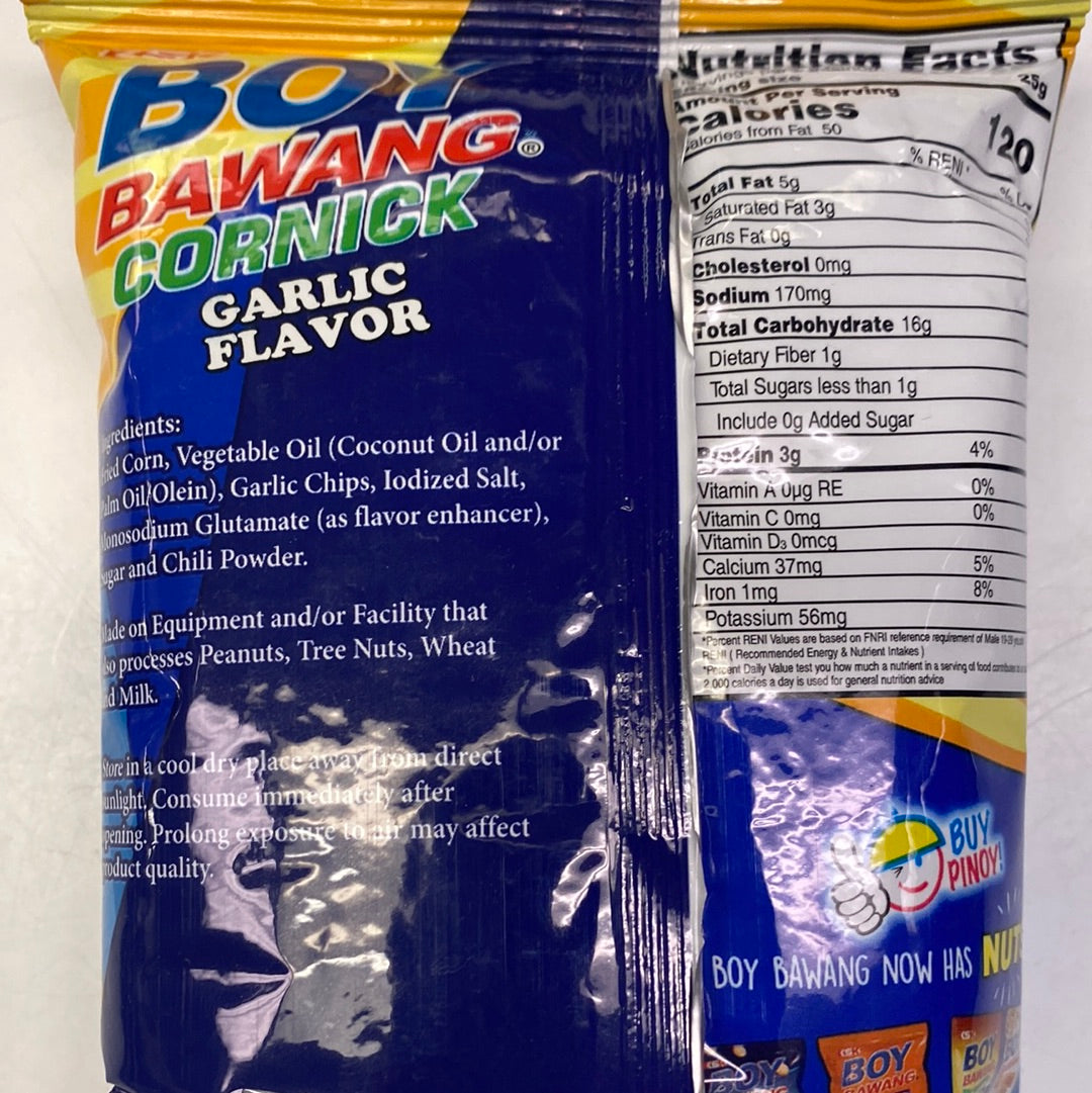 Boy Bawang Cornick Garlic Flavor - 3.54 oz