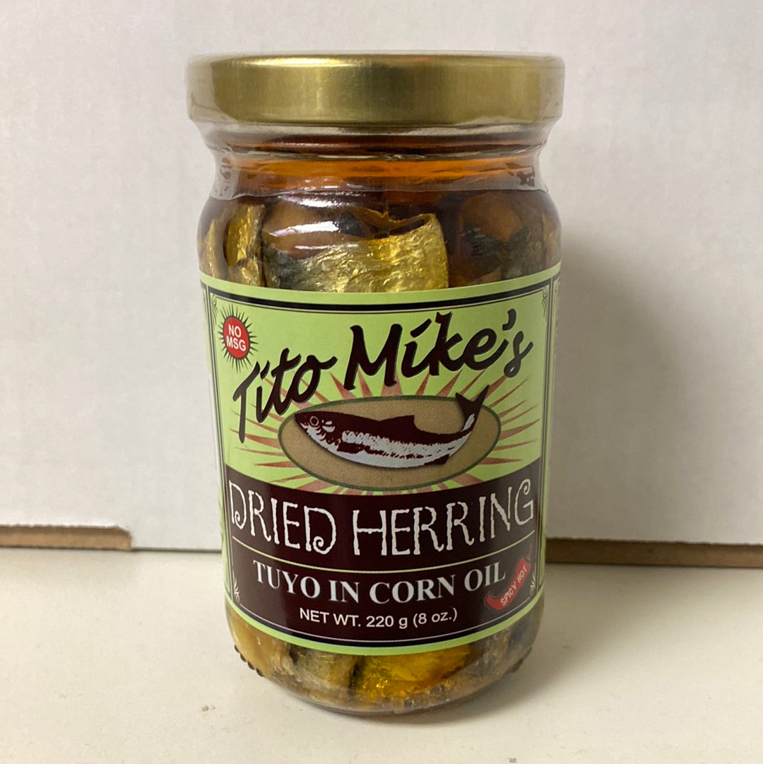 Tito Mike's Dried Herring in Corn Oil - 8oz