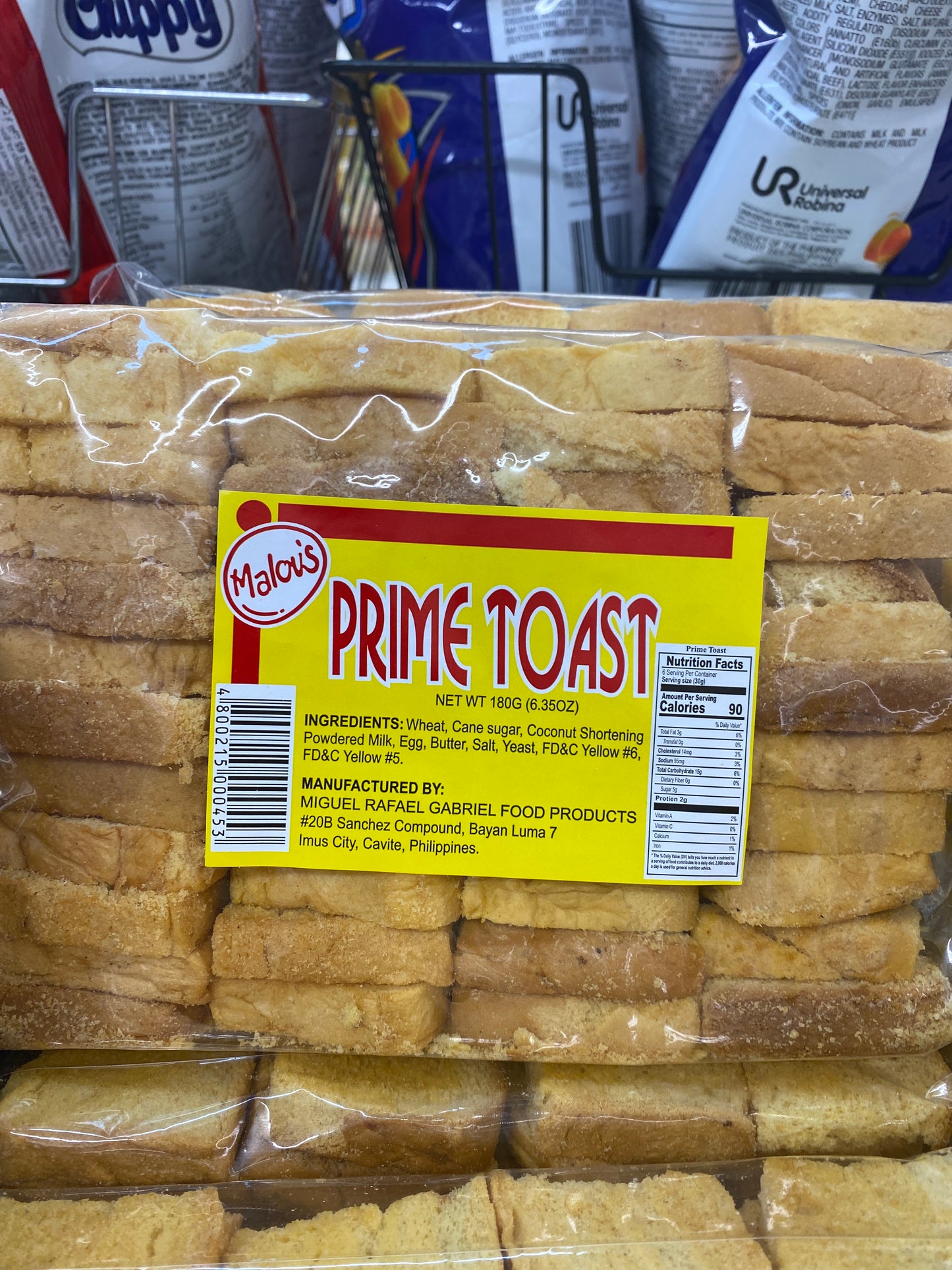 Malou's Prime Toast -6.35oz