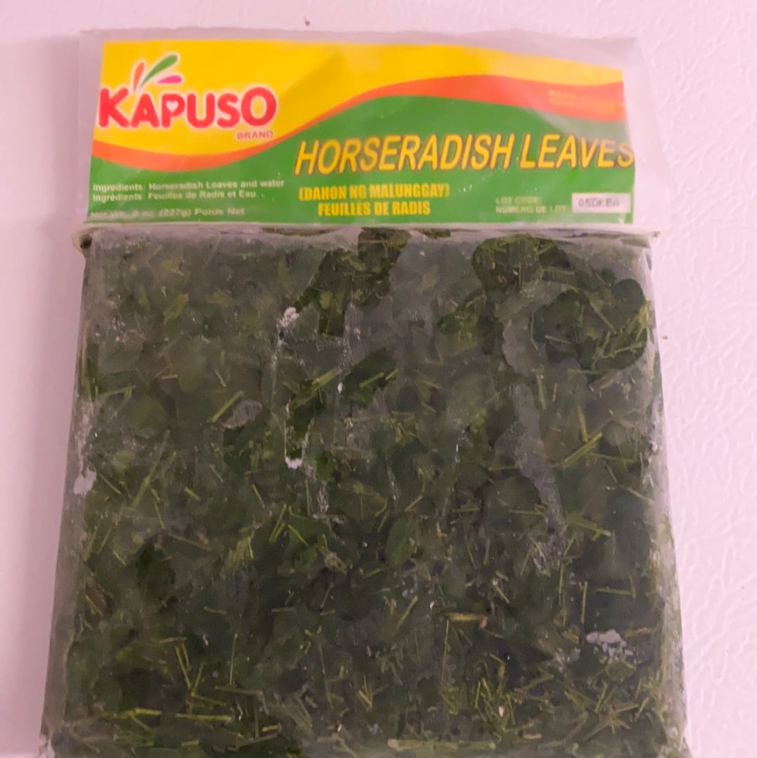 Kapuso Frozen Horseradish (Malungay) Leaves - 8 oz