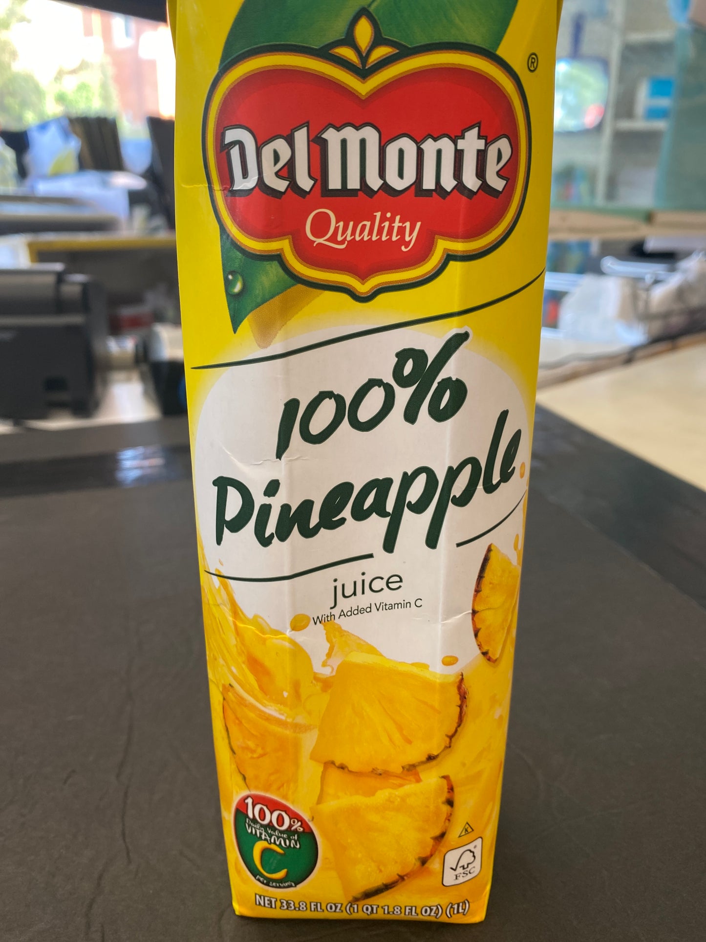 Del Monte 100% Pineapple Juice - 1L