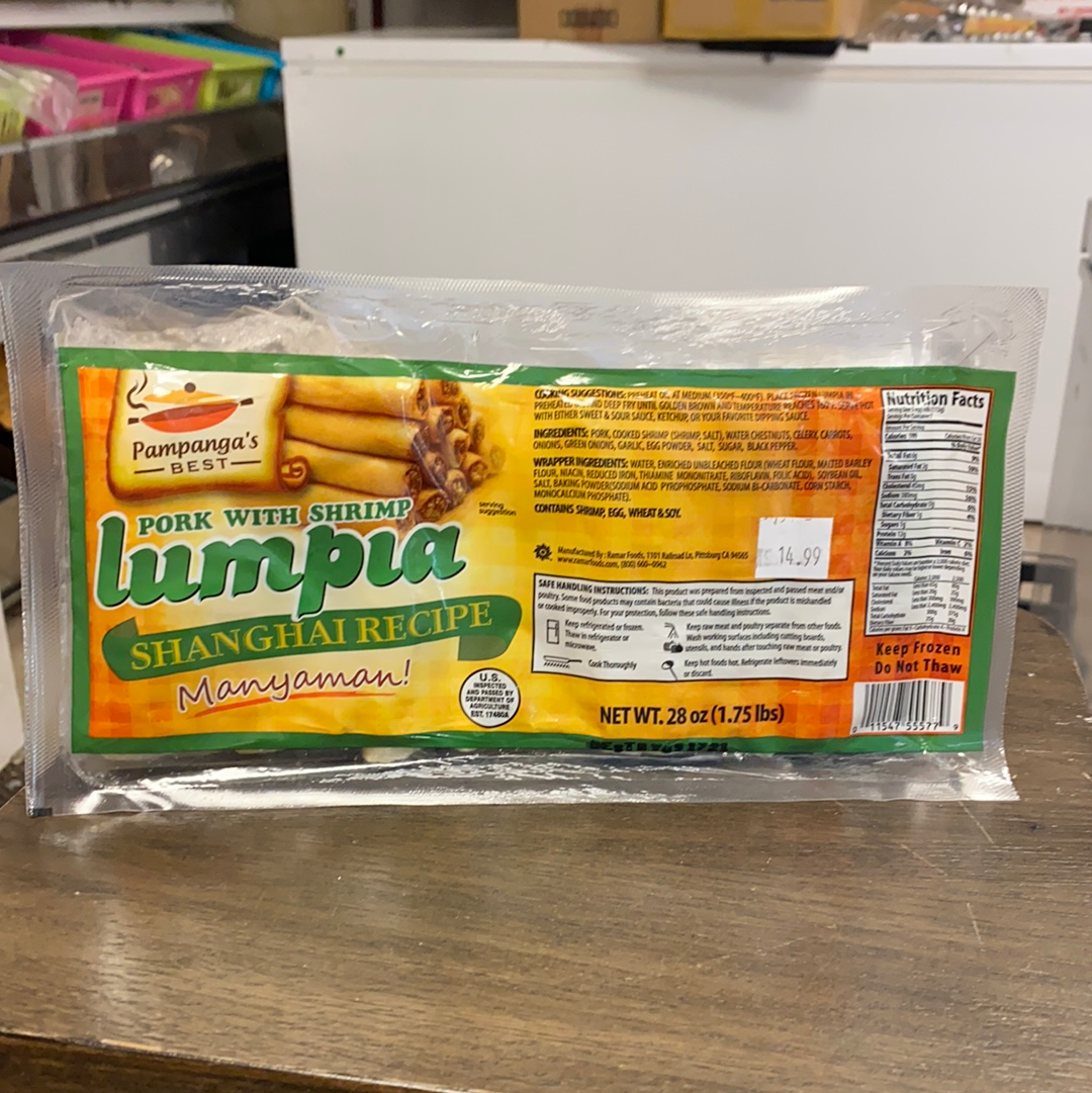 Pampanga’s Best Pork w/ Shrimp Lumpia Shanghai - 1.75 lbs