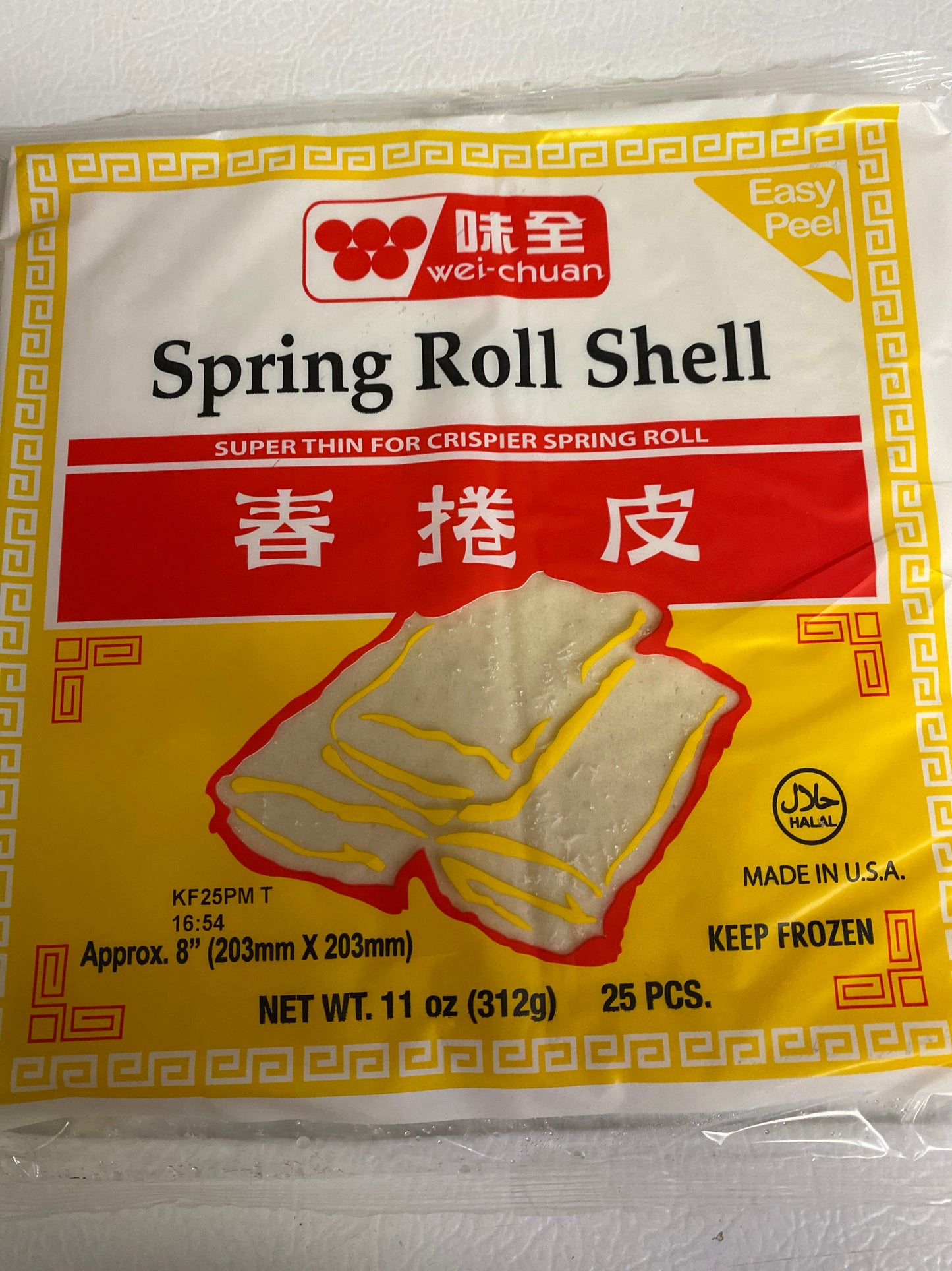 Wei-Chuan Spring Roll Shell 25pcs - 11 oz