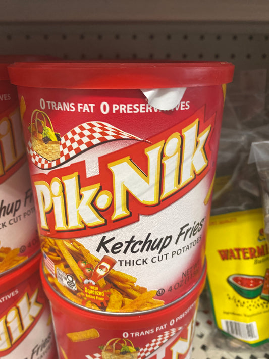 Pik-Nik Ketchup Fries Snack Thick Cut Potatoes - 4oz