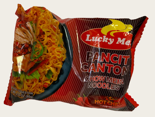 Lucky Me! Pancit Canton Hot Chili Flavor - 2.12oz