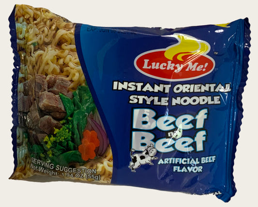 Lucky Me! Beef na Beef Instant Oriental Style Noodle Soup - 1.94oz